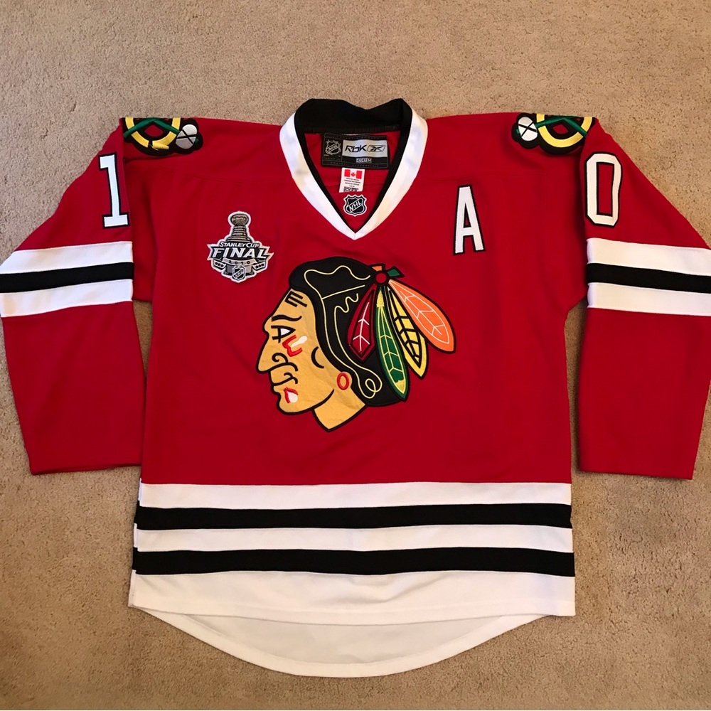 Reebok Chicago Blackhawks 2010 Stanley Cup Final Authentic Jersey Adult Size 48